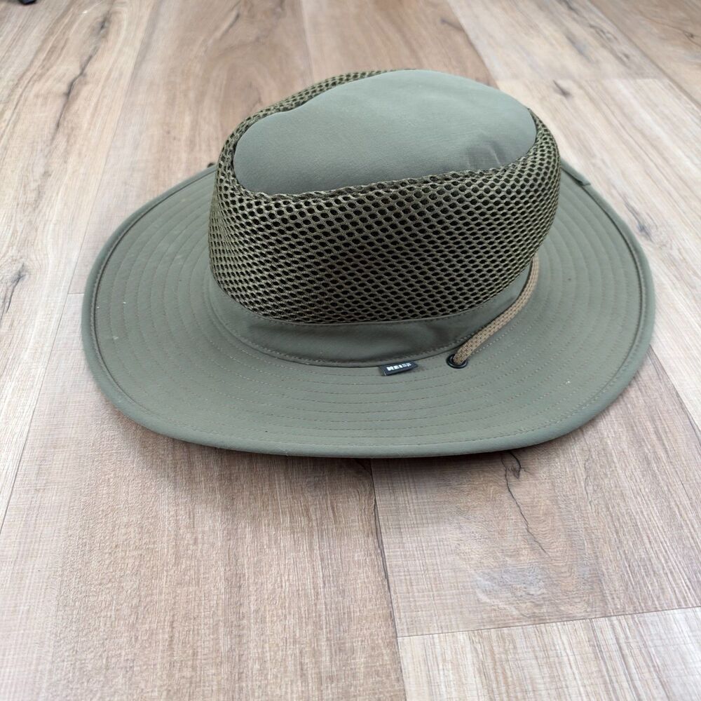 REI Sahara Path Hat Green Medium Unisex Nylon Safari Cap Outdoor Camping
